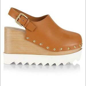 NIB Stella McCartney Elyse Platform Wedge Clogs, Coulo, 39 (9)